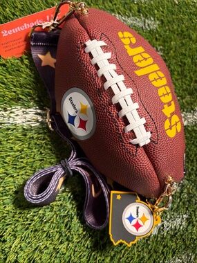 Pittsburgh Football handcrafted Crossbody Bag
